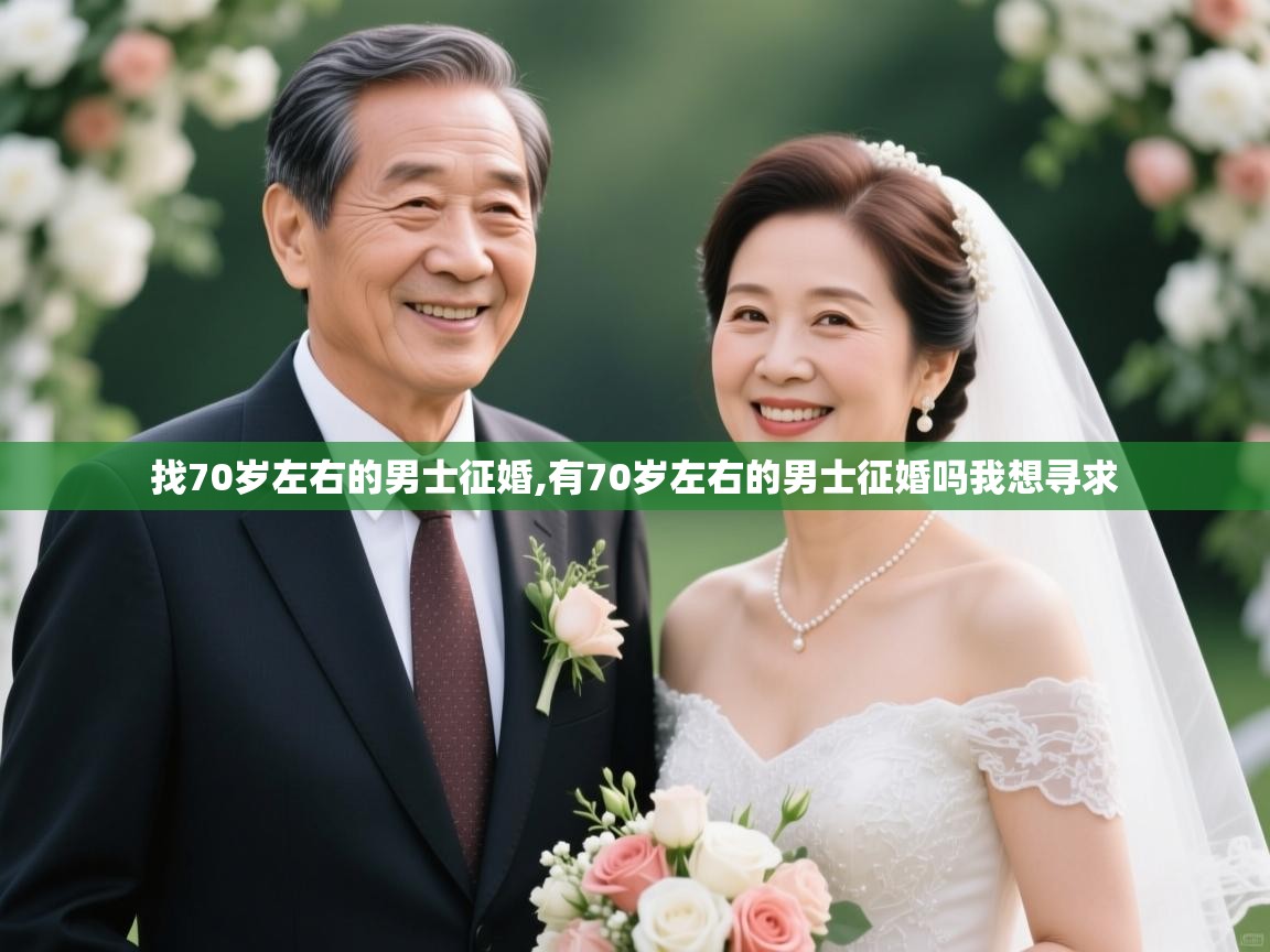  找70岁左右的男士征婚,有70岁左右的男士征婚吗我想寻求 