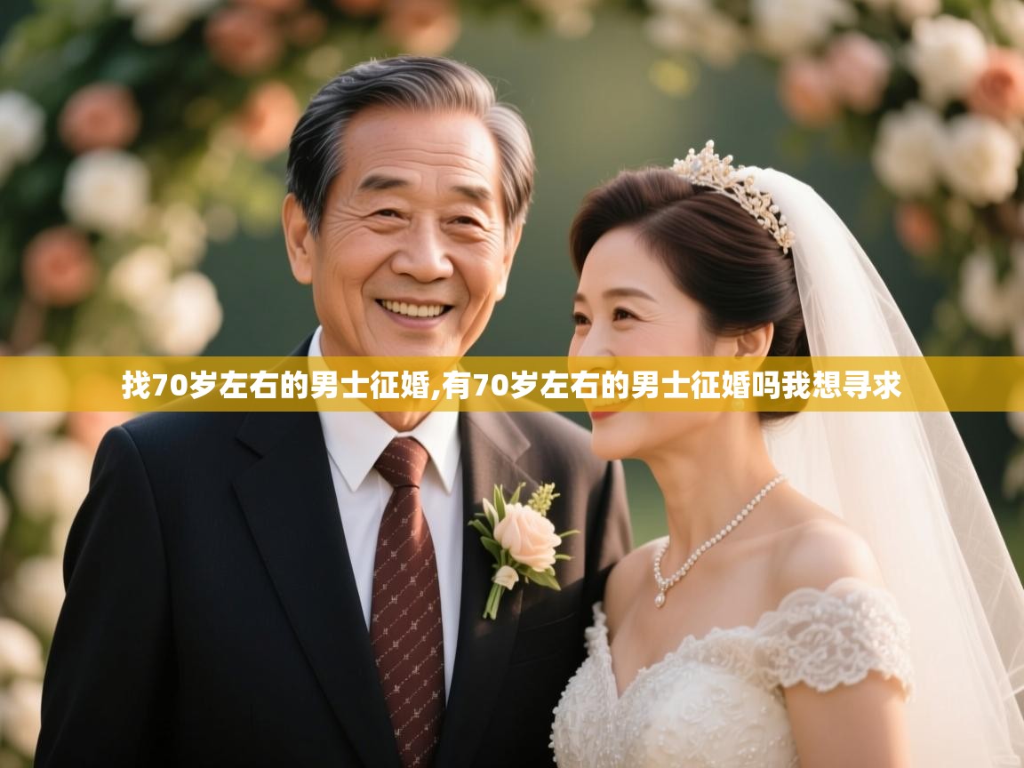 找70岁左右的男士征婚,有70岁左右的男士征婚吗我想寻求 