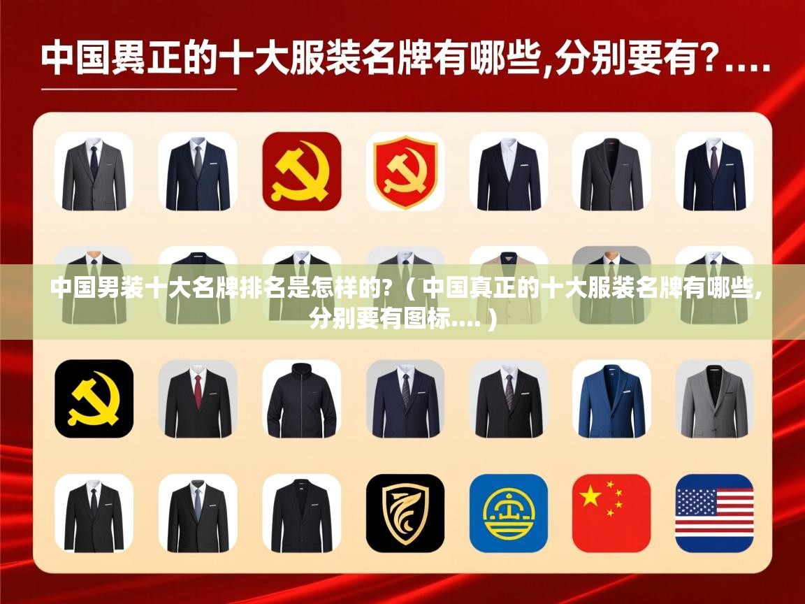  中国男装十大名牌排名是怎样的?  ( 中国真正的十大服装名牌有哪些,分别要有图标.... )