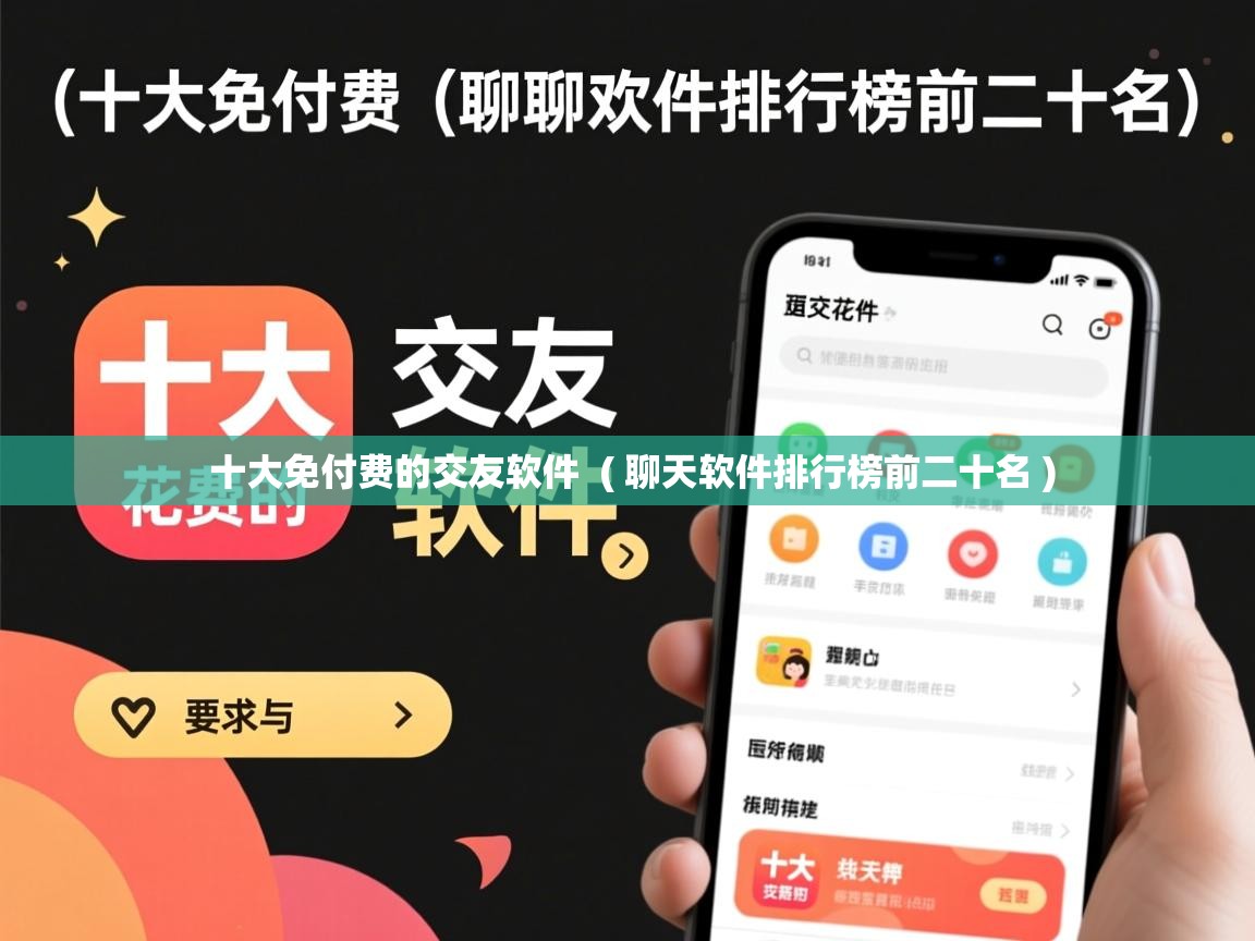  十大免付费的交友软件  ( 聊天软件排行榜前二十名 )