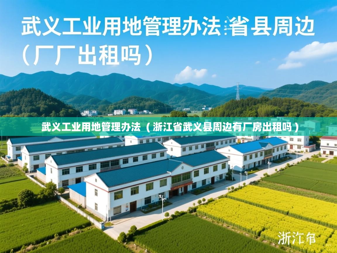  武义工业用地管理办法  ( 浙江省武义县周边有厂房出租吗 )