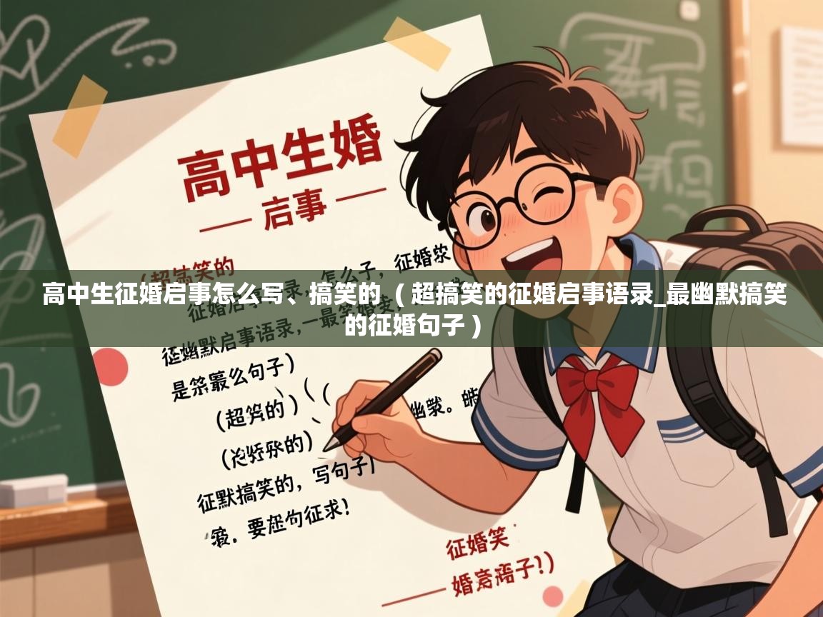  高中生征婚启事怎么写、搞笑的  ( 超搞笑的征婚启事语录_最幽默搞笑的征婚句子 )