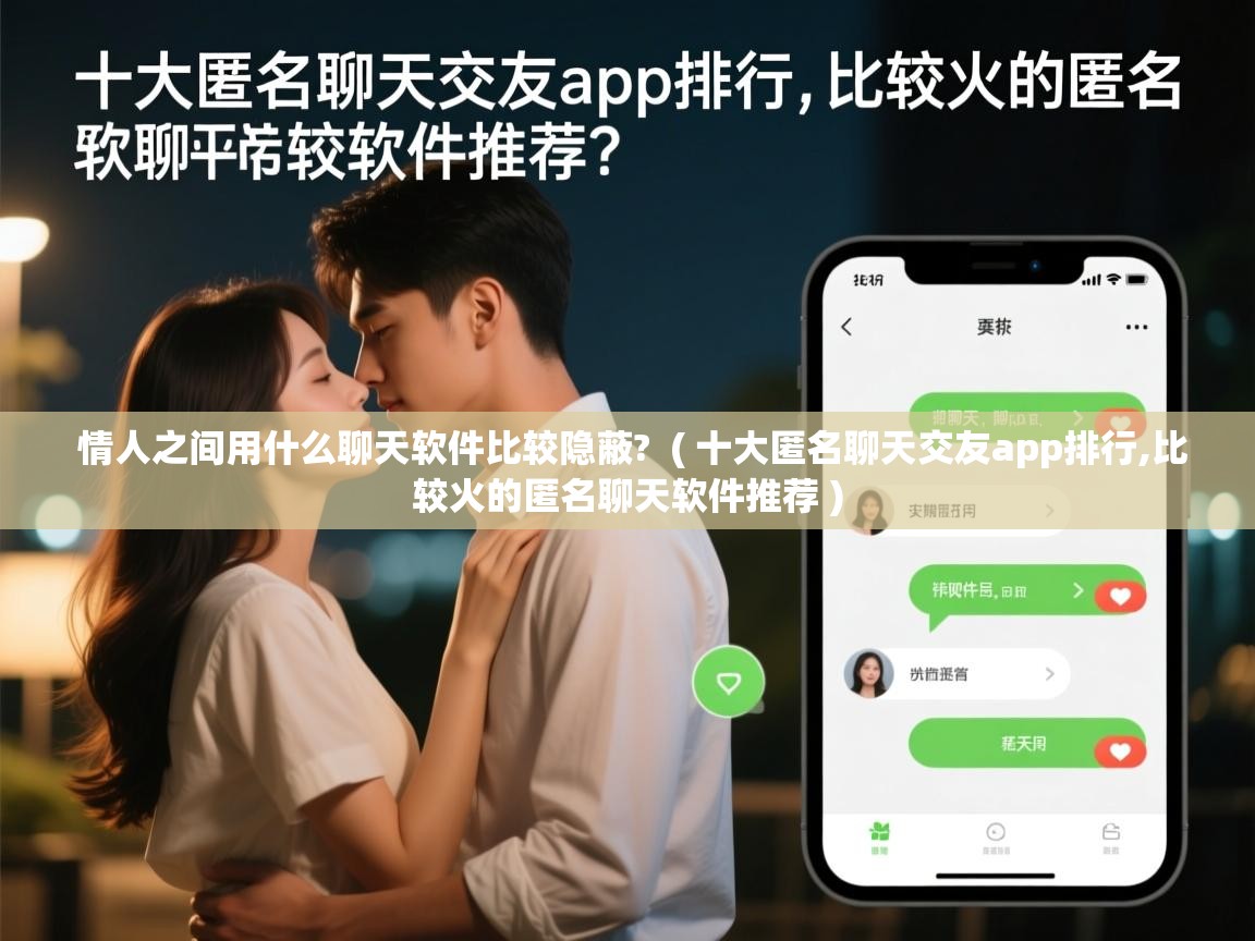  情人之间用什么聊天软件比较隐蔽?  ( 十大匿名聊天交友app排行,比较火的匿名聊天软件推荐 )