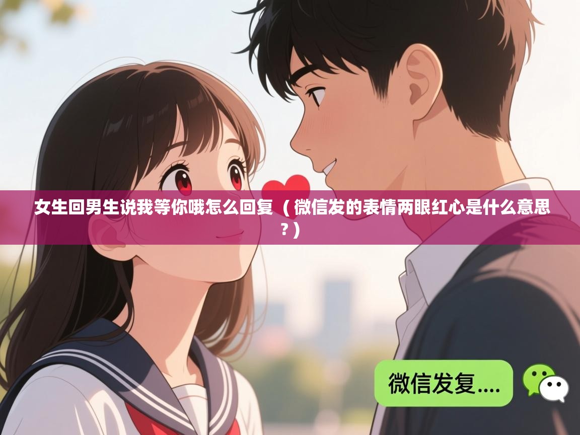  女生回男生说我等你哦怎么回复  ( 微信发的表情两眼红心是什么意思? )