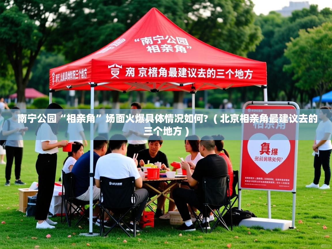  南宁公园“相亲角”场面火爆具体情况如何?  ( 北京相亲角最建议去的三个地方 )