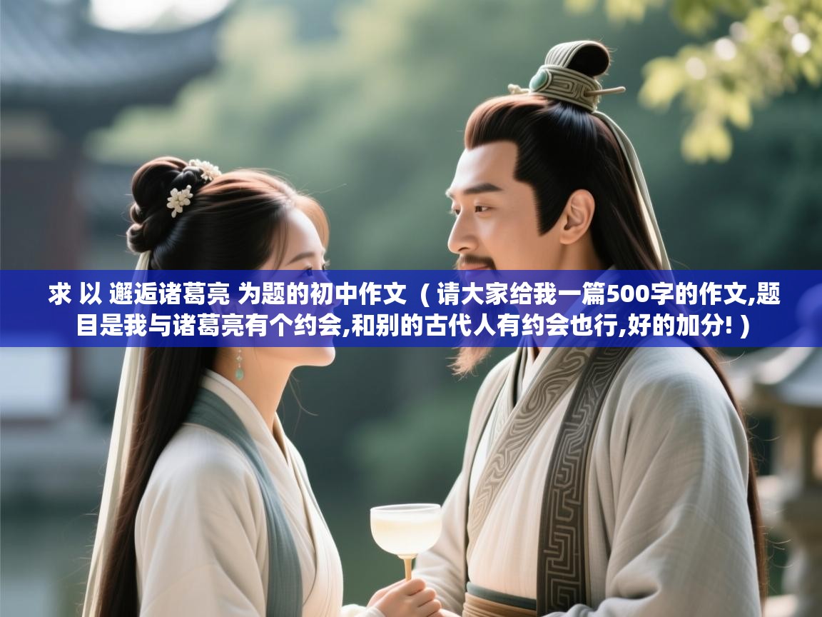  求 以 邂逅诸葛亮 为题的初中作文  ( 请大家给我一篇500字的作文,题目是我与诸葛亮有个约会,和别的古代人有约会也行,好的加分! )