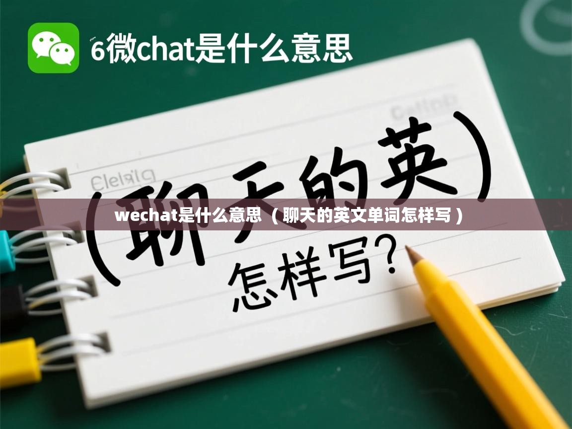  wechat是什么意思  ( 聊天的英文单词怎样写 )
