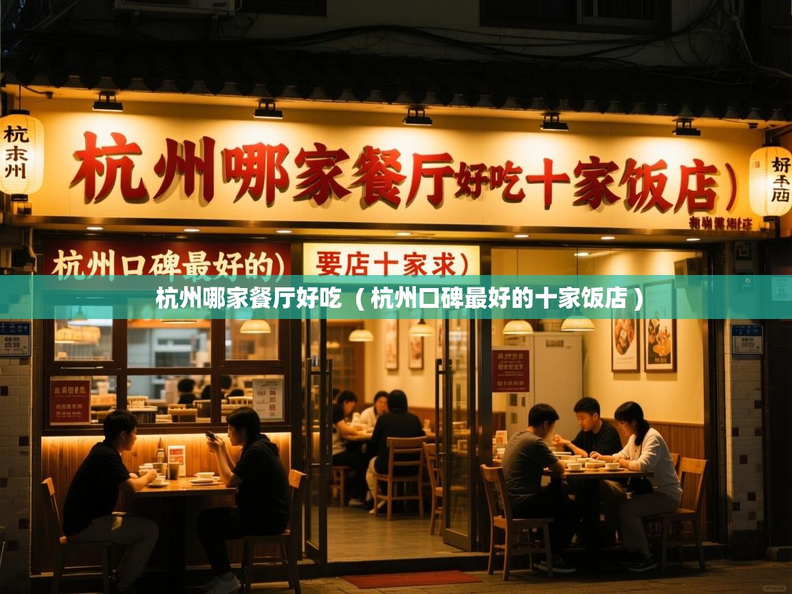  杭州哪家餐厅好吃  ( 杭州口碑最好的十家饭店 )