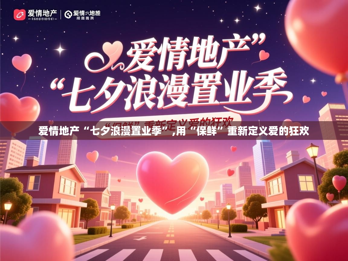  爱情地产“七夕浪漫置业季”,用“保鲜”重新定义爱的狂欢 