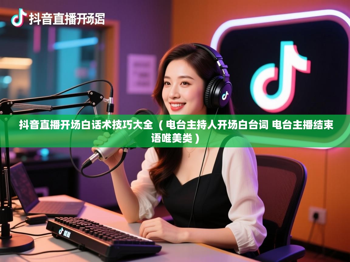 抖音直播开场白话术技巧大全 ( 电台主持人开场白台词 电台主播结束语唯美类 ) 抖音直播开场白话术技巧大全 ( 电台主持人开场白台词 电台主播结束语唯美类 )