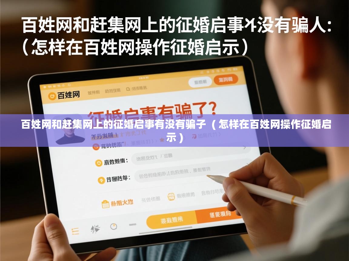  百姓网和赶集网上的征婚启事有没有骗子  ( 怎样在百姓网操作征婚启示 )