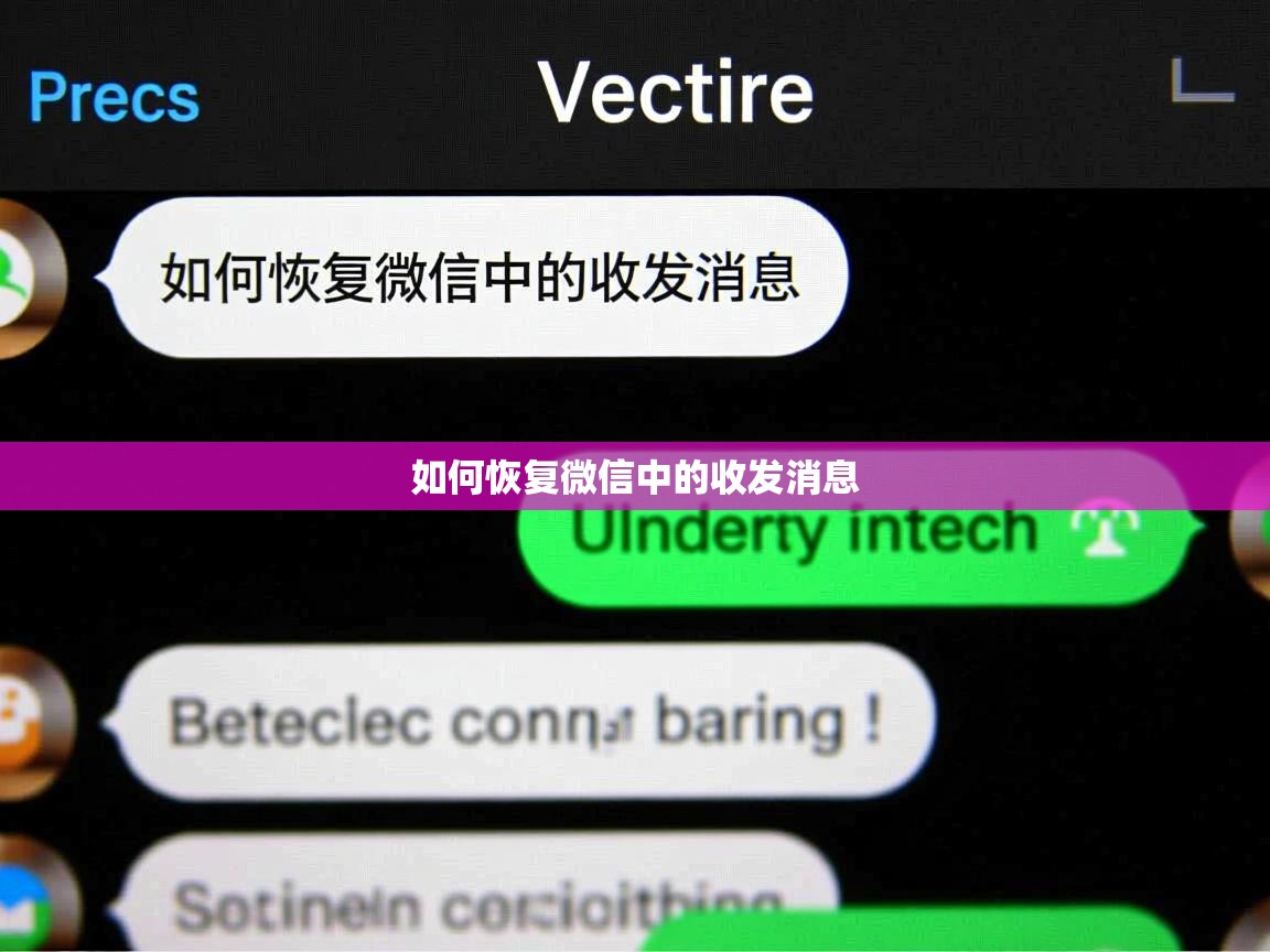  如何恢复微信中的收发消息 