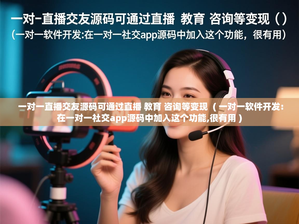  一对一直播交友源码可通过直播 教育 咨询等变现  ( 一对一软件开发:在一对一社交app源码中加入这个功能,很有用 )