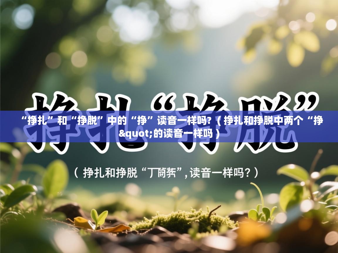  “挣扎”和“挣脱”中的“挣”读音一样吗?  ( 挣扎和挣脱中两个“挣"的读音一样吗 )