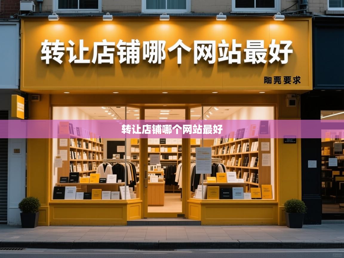  转让店铺哪个网站最好 