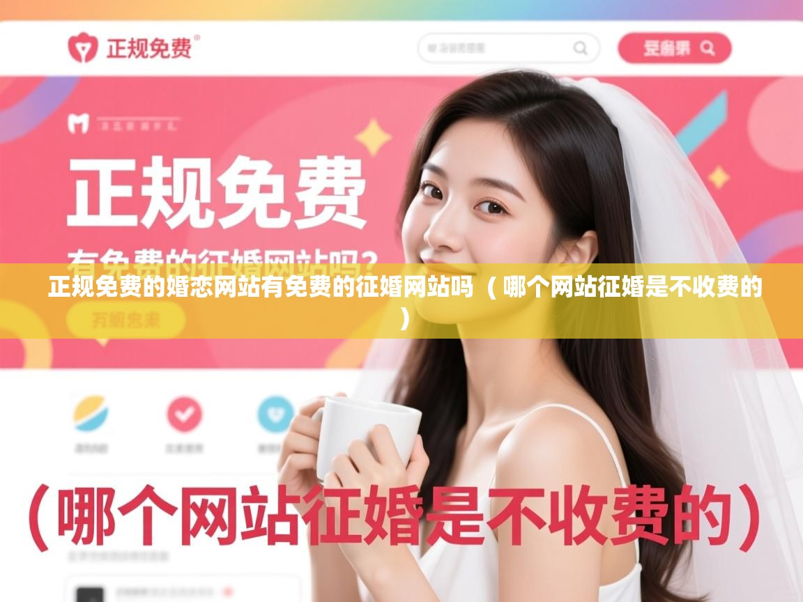 正规免费的婚恋网站有免费的征婚网站吗 ( 哪个网站征婚是不收费的 ) 正规免费的婚恋网站有免费的征婚网站吗 ( 哪个网站征婚是不收费的 )