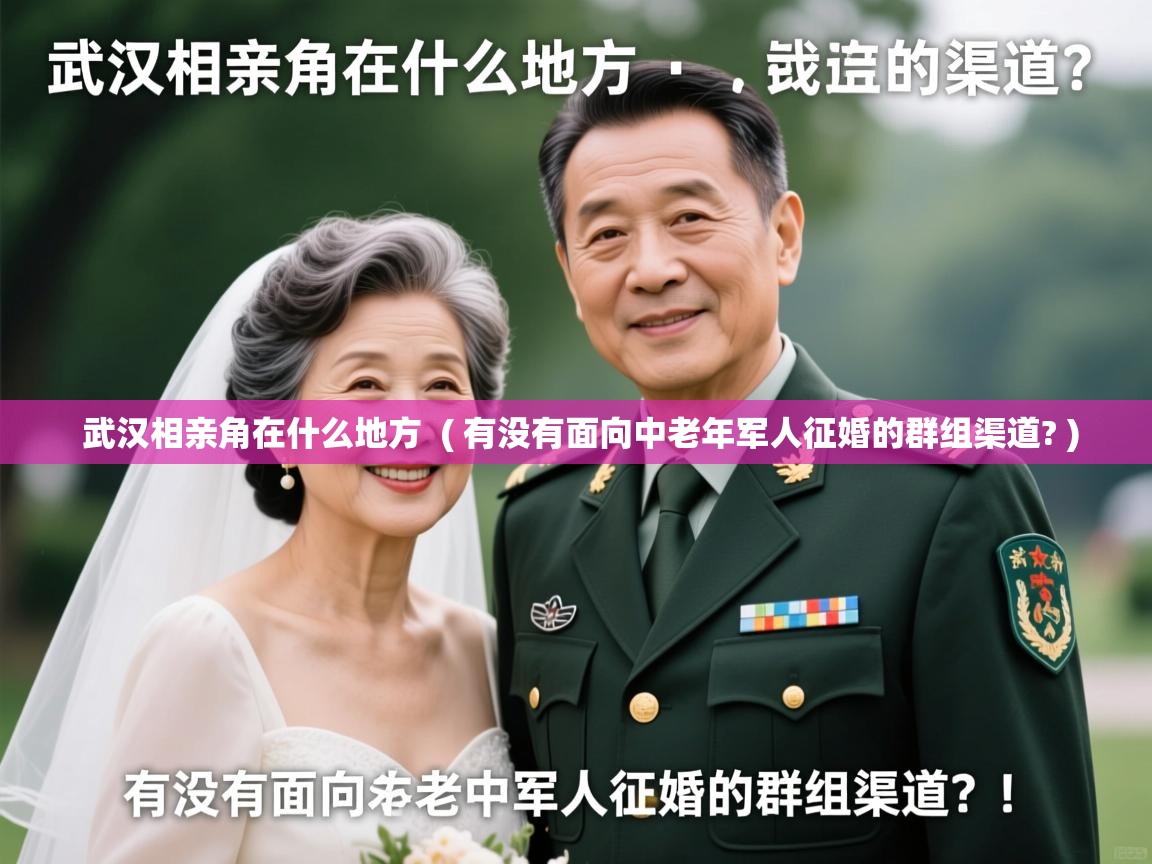  武汉相亲角在什么地方  ( 有没有面向中老年军人征婚的群组渠道? )