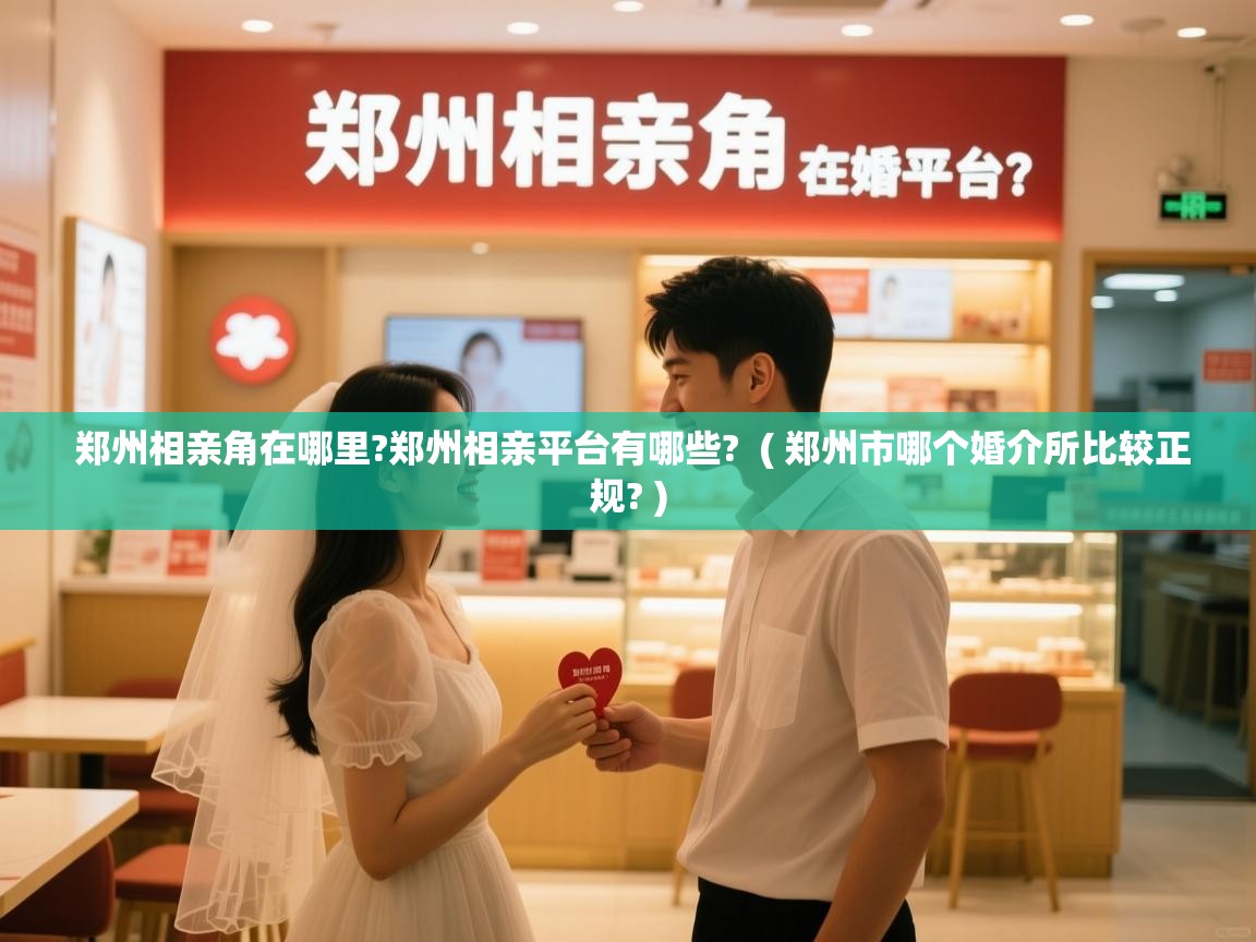  郑州相亲角在哪里?郑州相亲平台有哪些?  ( 郑州市哪个婚介所比较正规? )