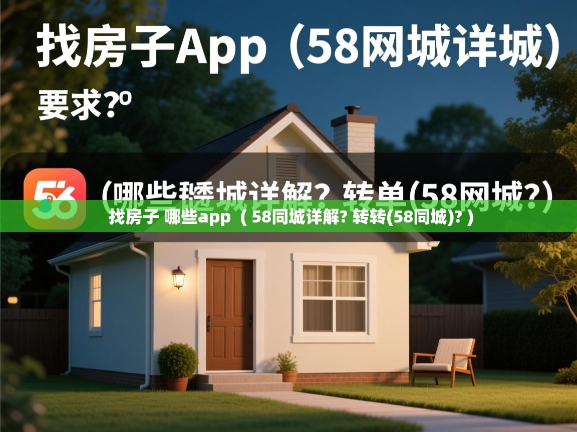  找房子 哪些app  ( 58同城详解? 转转(58同城)? )