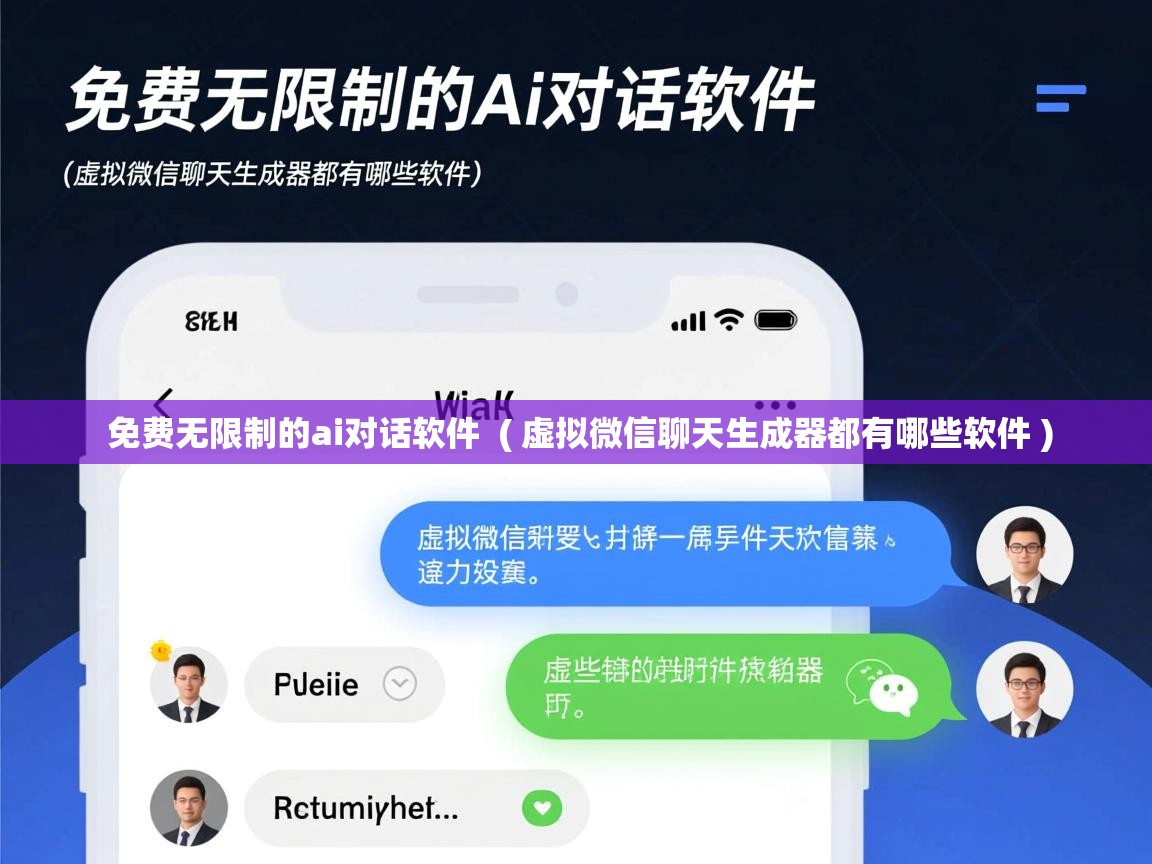  免费无限制的ai对话软件  ( 虚拟微信聊天生成器都有哪些软件 )