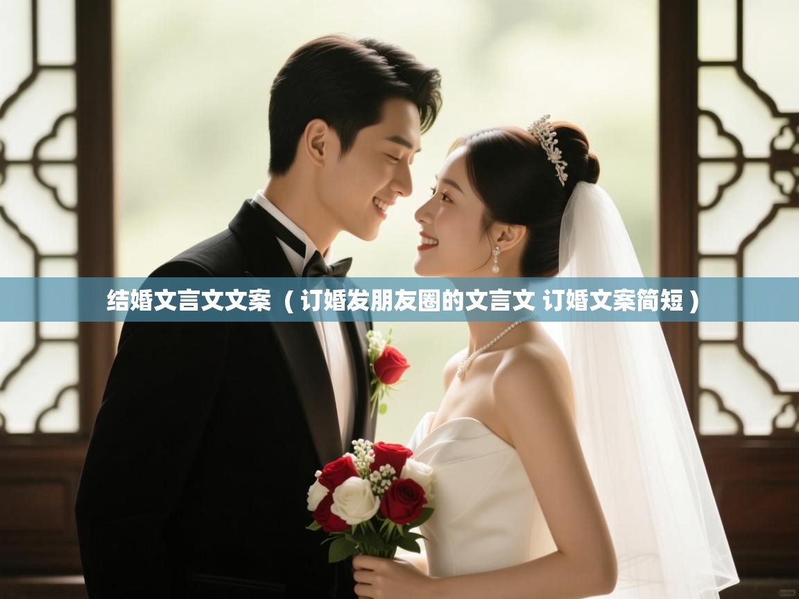  结婚文言文文案  ( 订婚发朋友圈的文言文 订婚文案简短 )