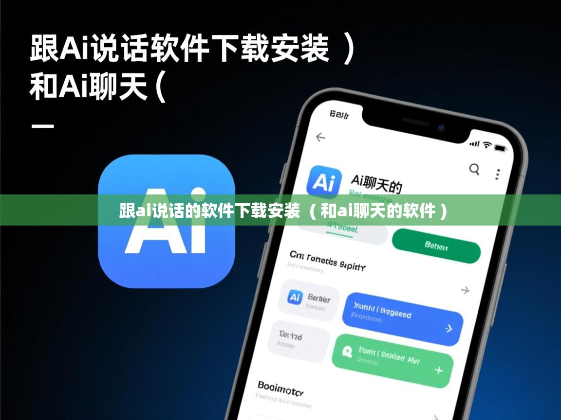  跟ai说话的软件下载安装  ( 和ai聊天的软件 )