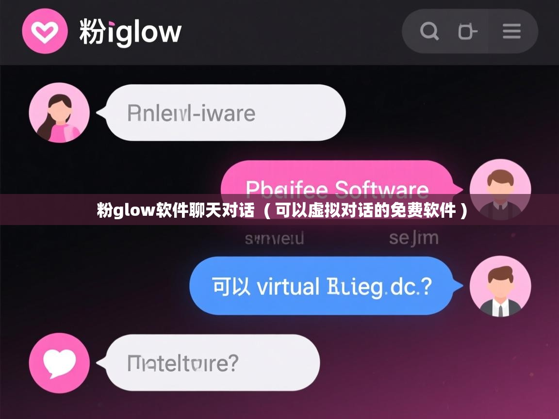 粉glow软件聊天对话 ( 可以虚拟对话的免费软件 ) 粉glow软件聊天对话 ( 可以虚拟对话的免费软件 )