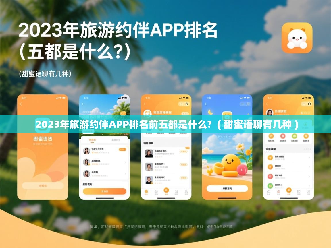  2023年旅游约伴APP排名前五都是什么?  ( 甜蜜语聊有几种 )