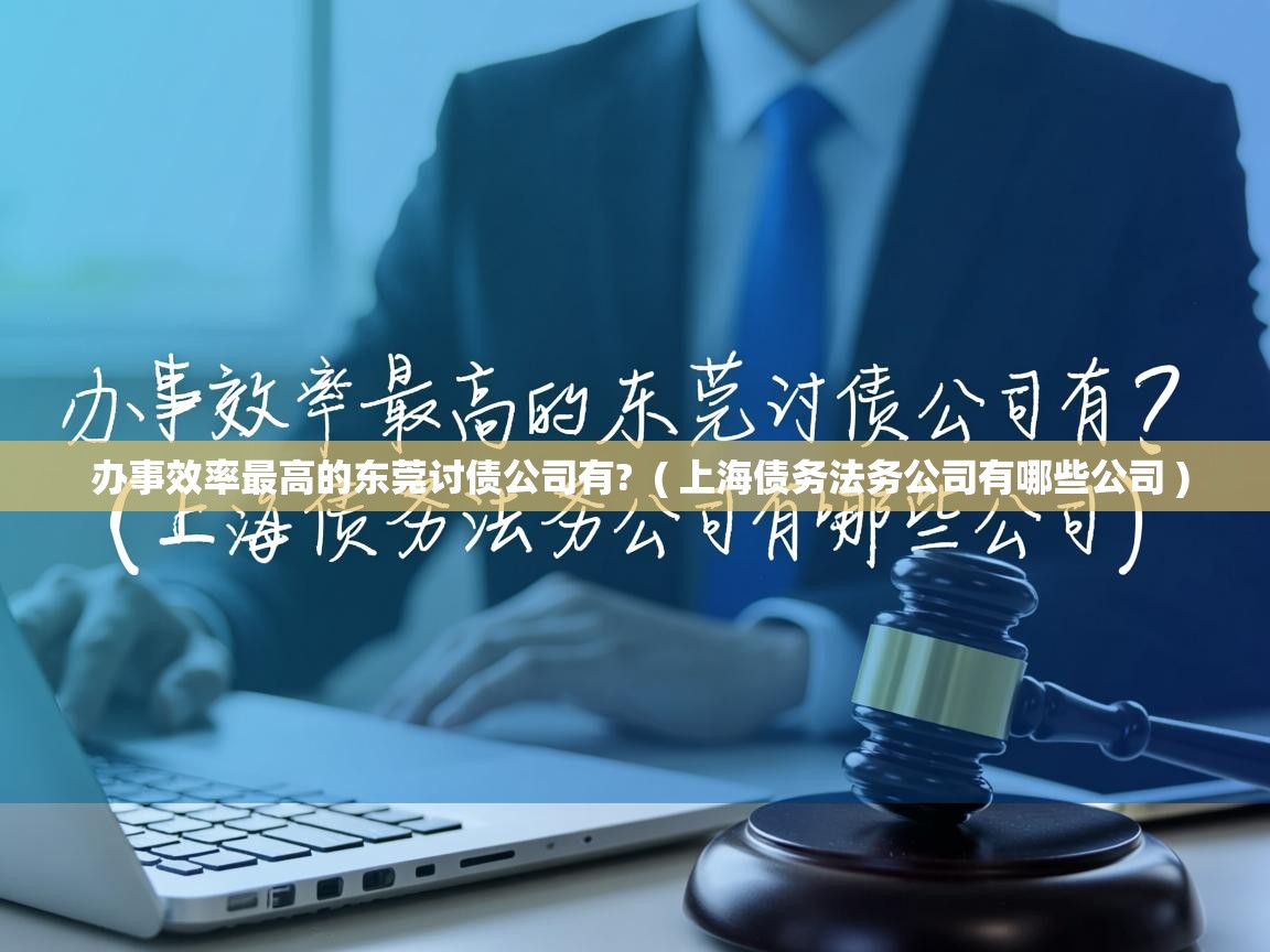  办事效率最高的东莞讨债公司有?  ( 上海债务法务公司有哪些公司 )