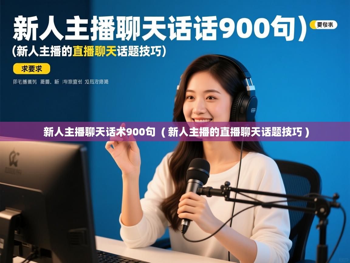  新人主播聊天话术900句  ( 新人主播的直播聊天话题技巧 )
