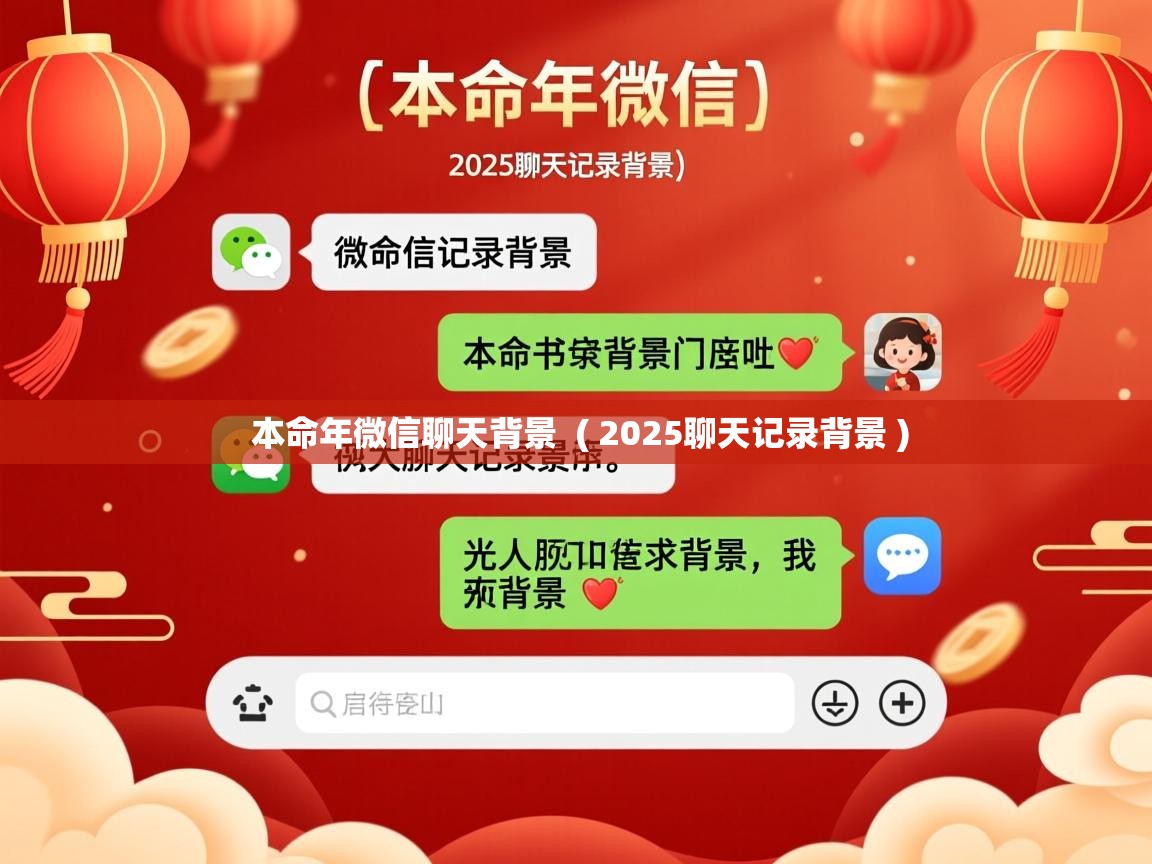 本命年微信聊天背景 ( 2025聊天记录背景 ) 本命年微信聊天背景 ( 2025聊天记录背景 )