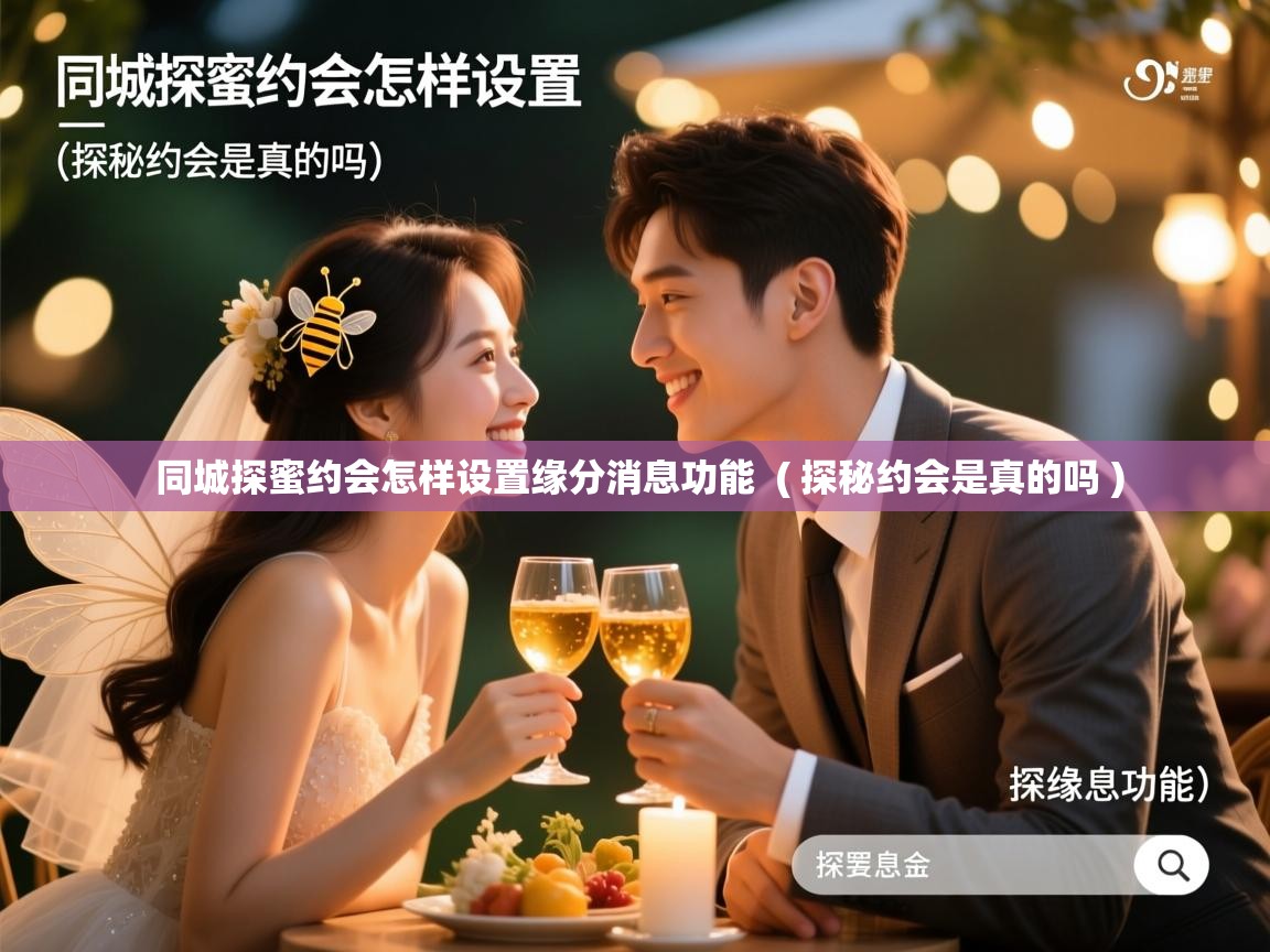  同城探蜜约会怎样设置缘分消息功能  ( 探秘约会是真的吗 )
