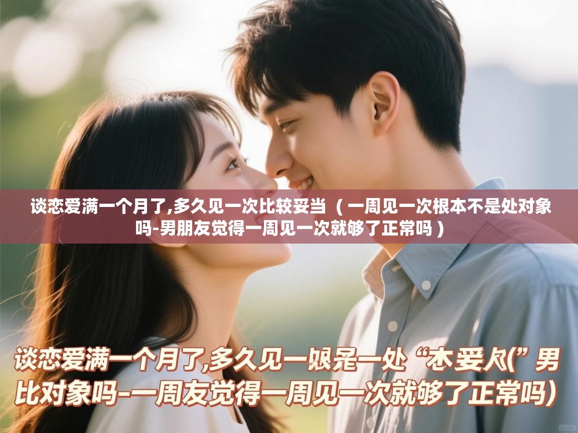  谈恋爱满一个月了,多久见一次比较妥当  ( 一周见一次根本不是处对象吗-男朋友觉得一周见一次就够了正常吗 )