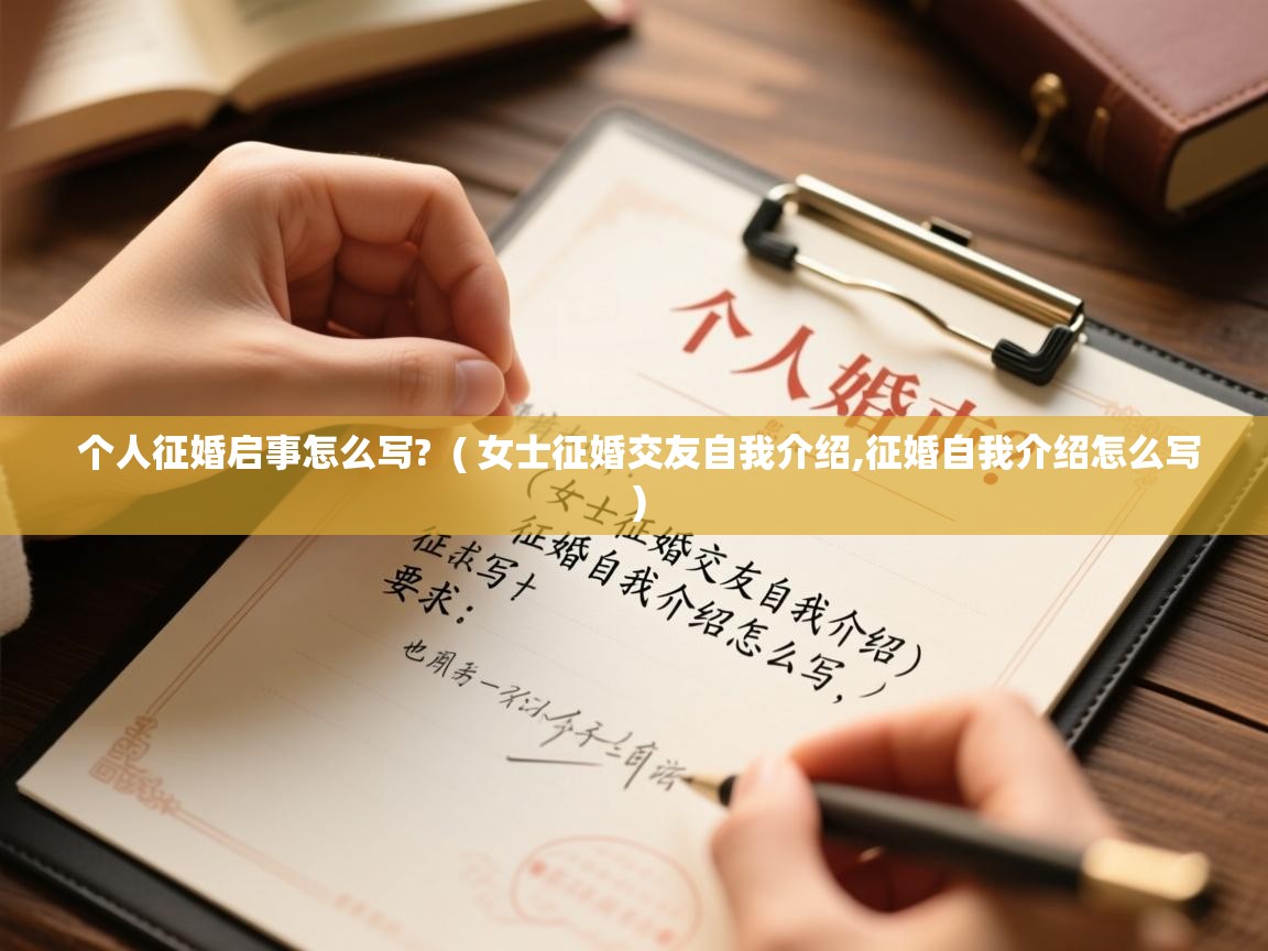  个人征婚启事怎么写?  ( 女士征婚交友自我介绍,征婚自我介绍怎么写 )