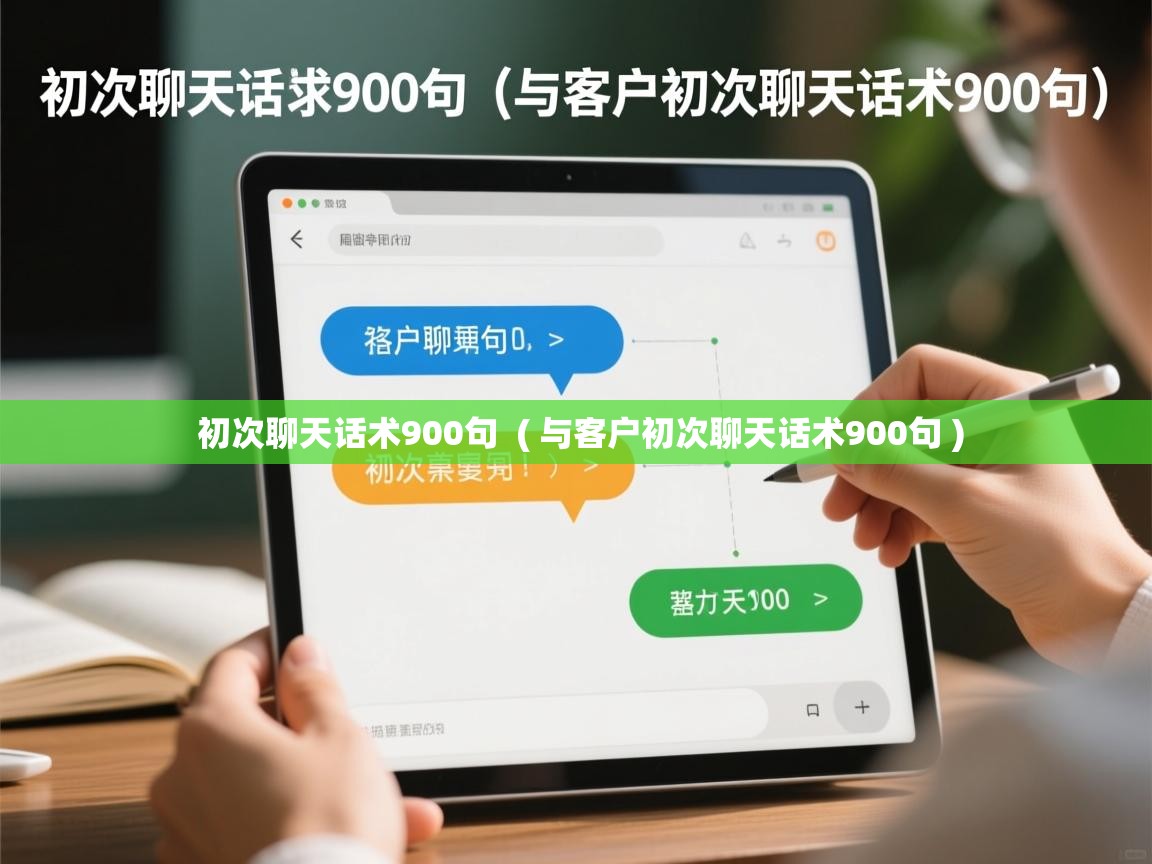  初次聊天话术900句  ( 与客户初次聊天话术900句 )