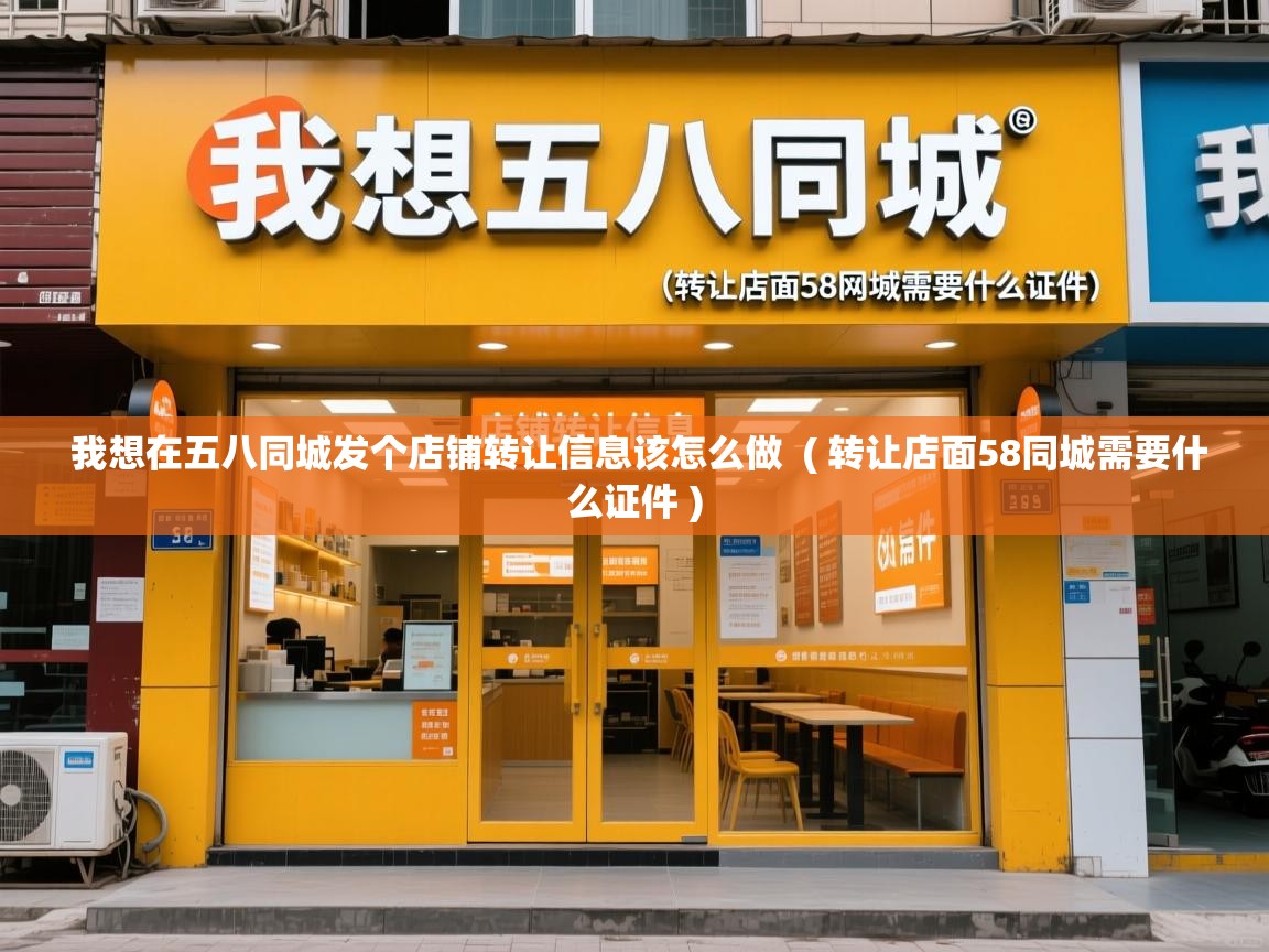我想在五八同城发个店铺转让信息该怎么做 ( 转让店面58同城需要什么证件 ) 我想在五八同城发个店铺转让信息该怎么做 ( 转让店面58同城需要什么证件 )
