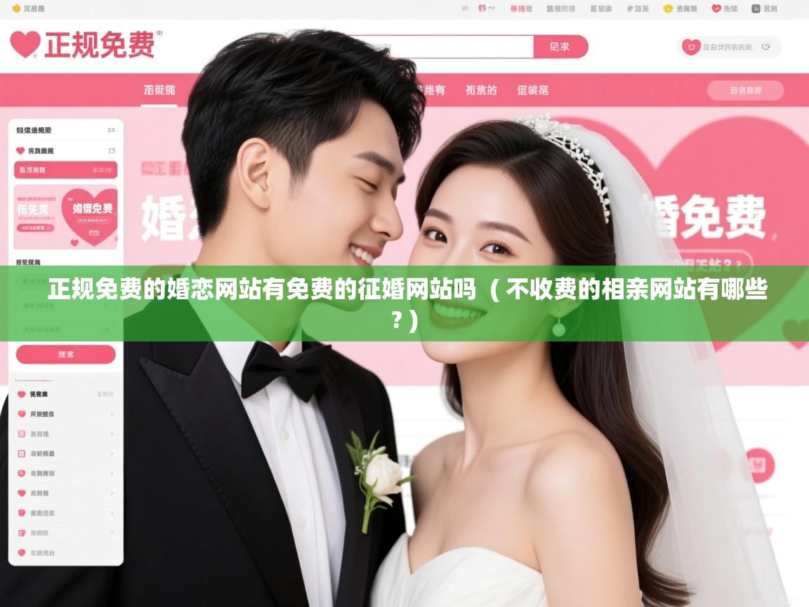 正规免费的婚恋网站有免费的征婚网站吗 ( 不收费的相亲网站有哪些? ) 正规免费的婚恋网站有免费的征婚网站吗 ( 不收费的相亲网站有哪些? )