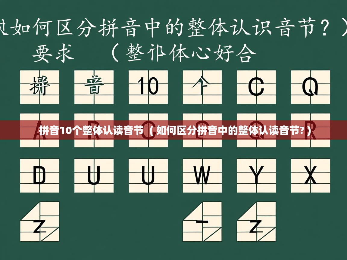 拼音10个整体认读音节  ( 如何区分拼音中的整体认读音节? )