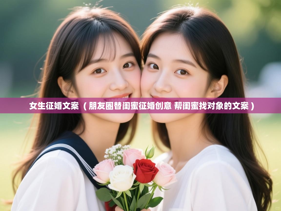  女生征婚文案  ( 朋友圈替闺蜜征婚创意 帮闺蜜找对象的文案 )