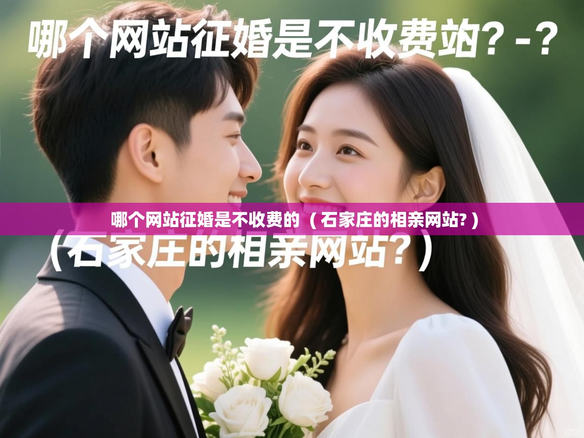  哪个网站征婚是不收费的  ( 石家庄的相亲网站? )