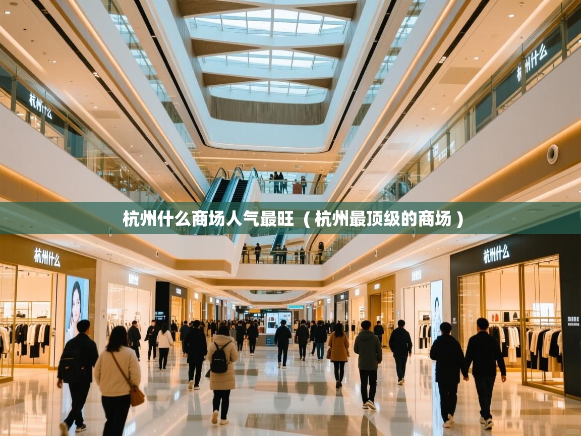  杭州什么商场人气最旺  ( 杭州最顶级的商场 )