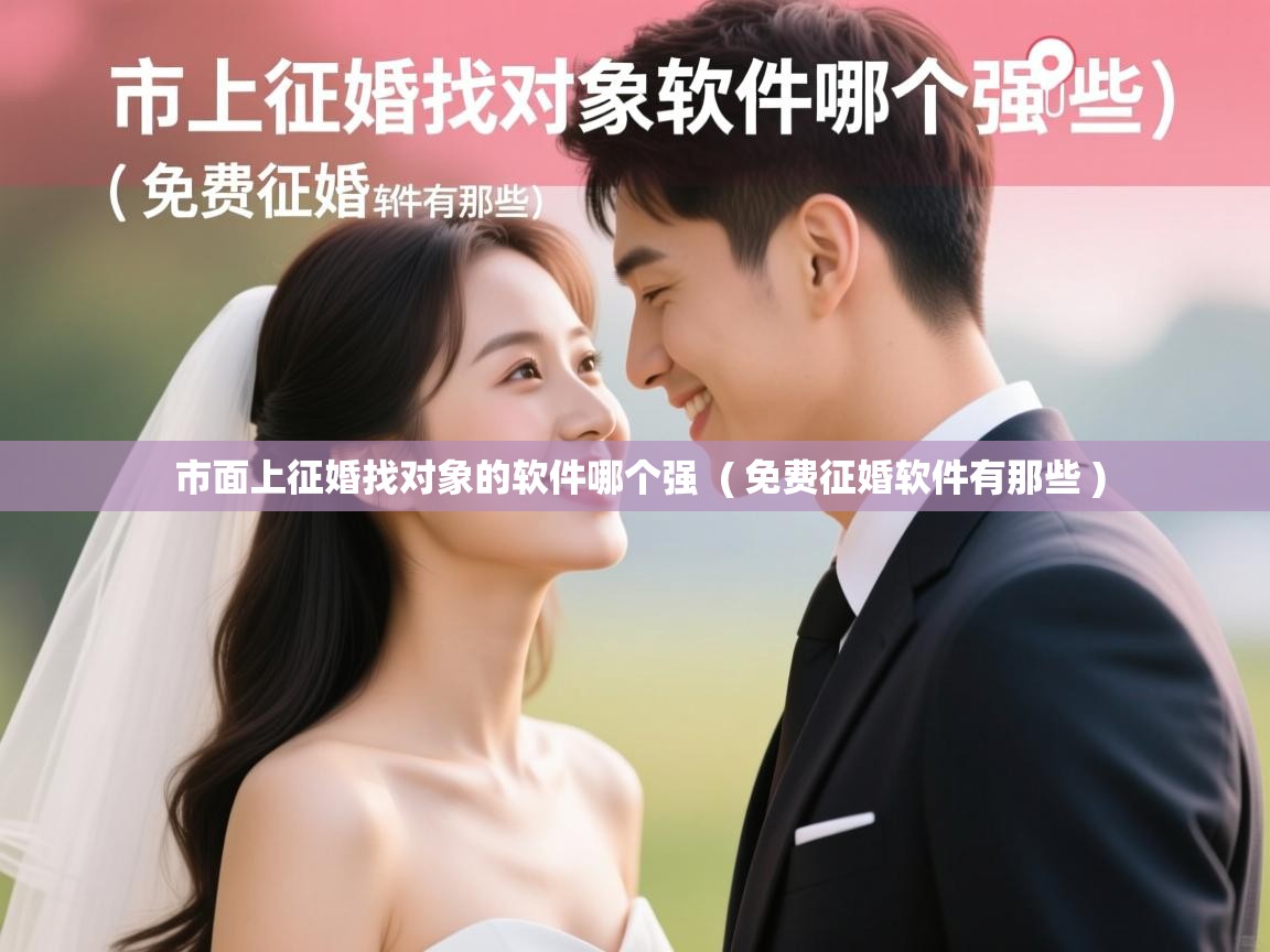 市面上征婚找对象的软件哪个强  ( 免费征婚软件有那些 )