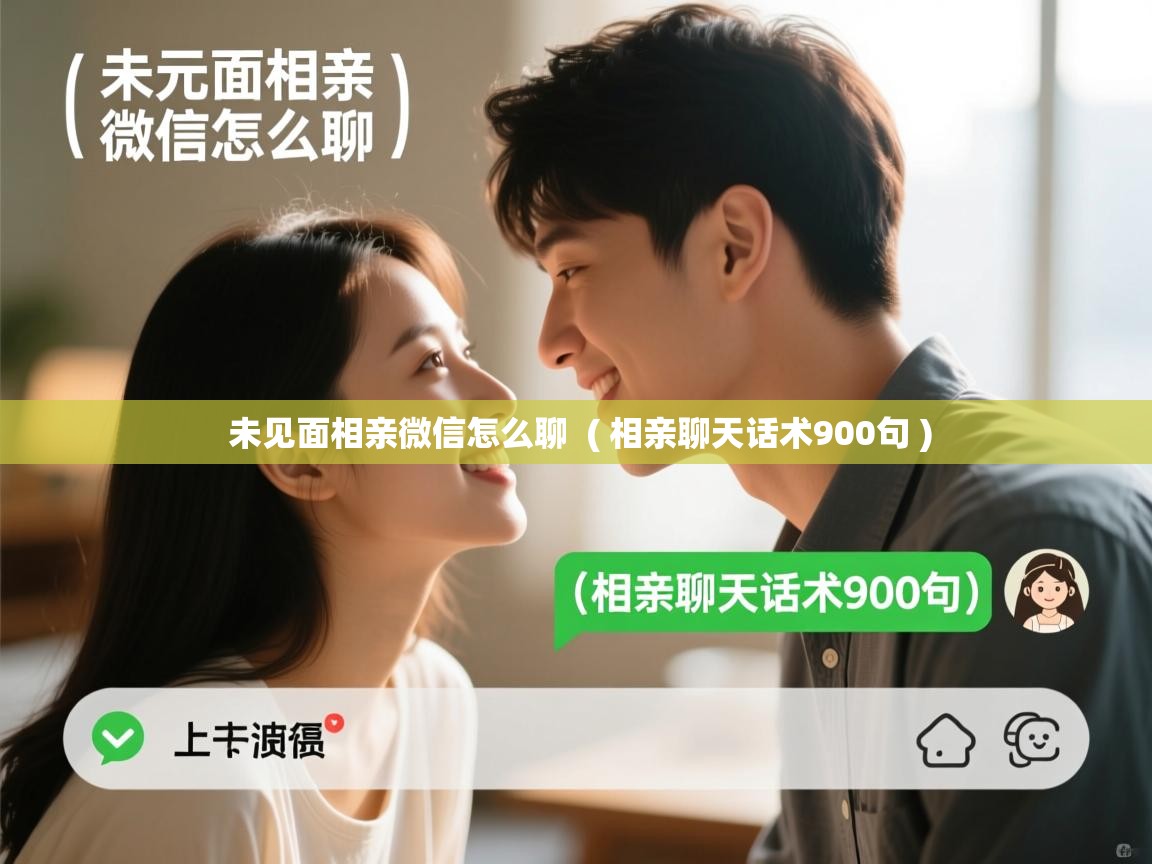  未见面相亲微信怎么聊  ( 相亲聊天话术900句 )