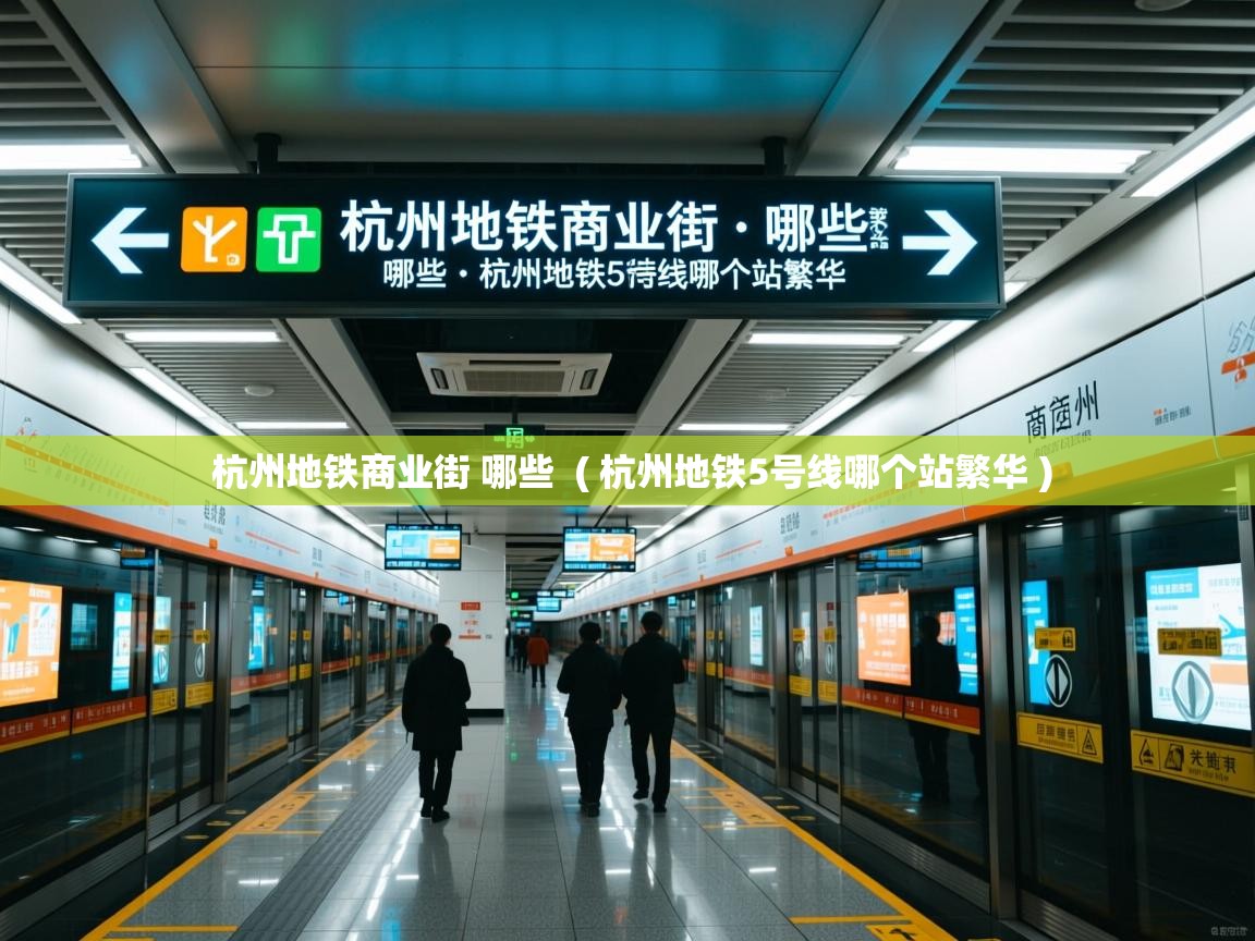  杭州地铁商业街 哪些  ( 杭州地铁5号线哪个站繁华 )
