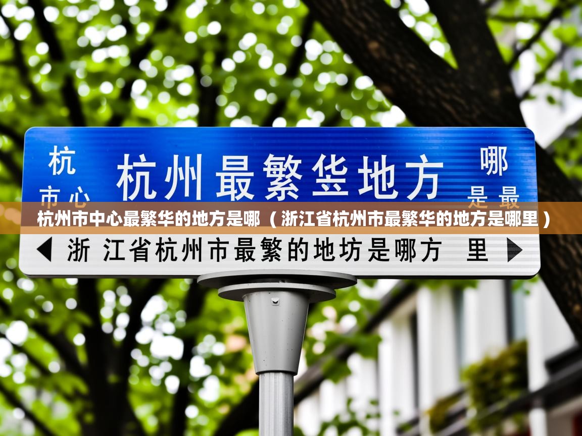 杭州市中心最繁华的地方是哪  ( 浙江省杭州市最繁华的地方是哪里 )