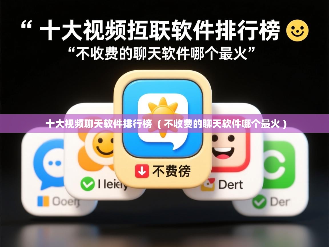  十大视频聊天软件排行榜  ( 不收费的聊天软件哪个最火 )