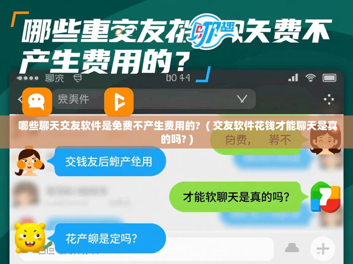 哪些聊天交友软件是免费不产生费用的? ( 交友软件花钱才能聊天是真的吗? ) 哪些聊天交友软件是免费不产生费用的? ( 交友软件花钱才能聊天是真的吗? )