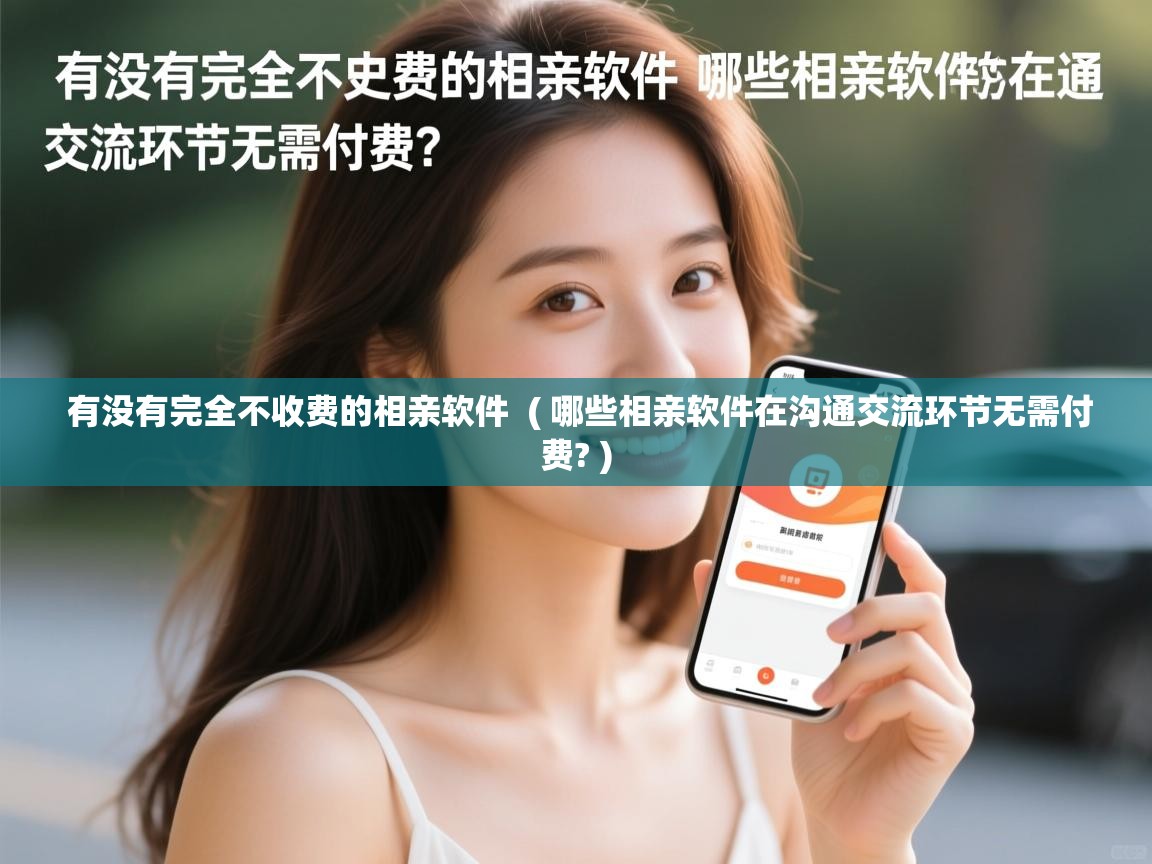  有没有完全不收费的相亲软件  ( 哪些相亲软件在沟通交流环节无需付费? )