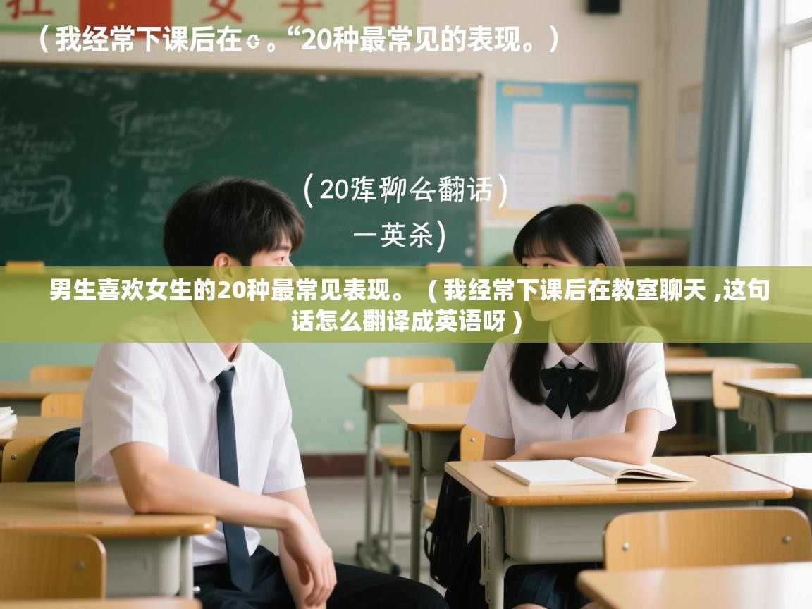  男生喜欢女生的20种最常见表现。  ( 我经常下课后在教室聊天 ,这句话怎么翻译成英语呀 )