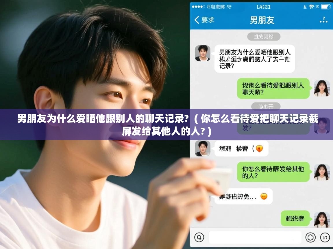  男朋友为什么爱晒他跟别人的聊天记录?  ( 你怎么看待爱把聊天记录截屏发给其他人的人? )